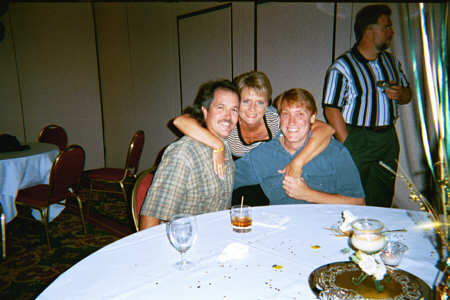 Stan Barker , Kathy King Terry, and Mike Marinos...(stripes make you look fatter!)