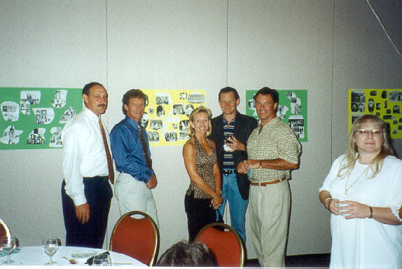 Tom Cooksey, Mike Gaddy,Gwen Ivey Gaddy, CB Hackworth, Rick Sewell, and Karel Gamblin McKinney